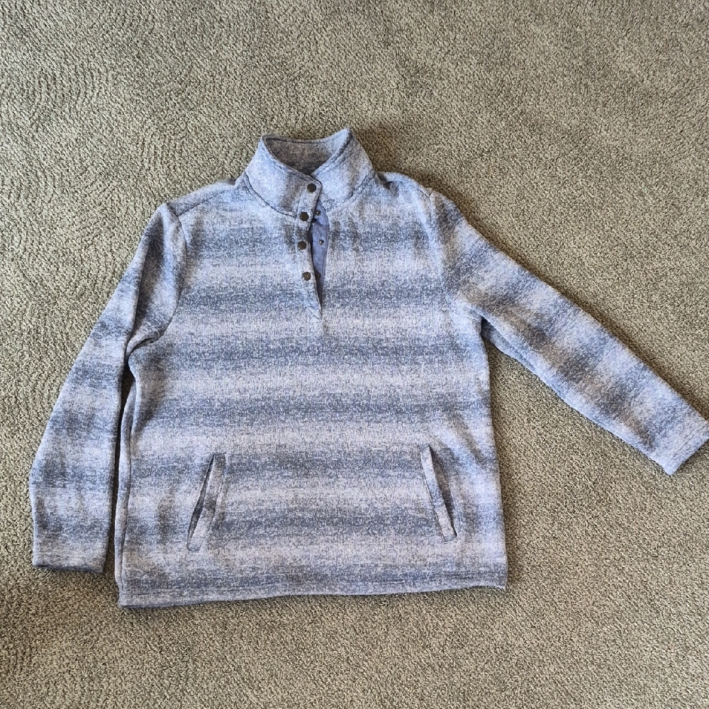 Natural Reflections Men's Light Gray Sweater